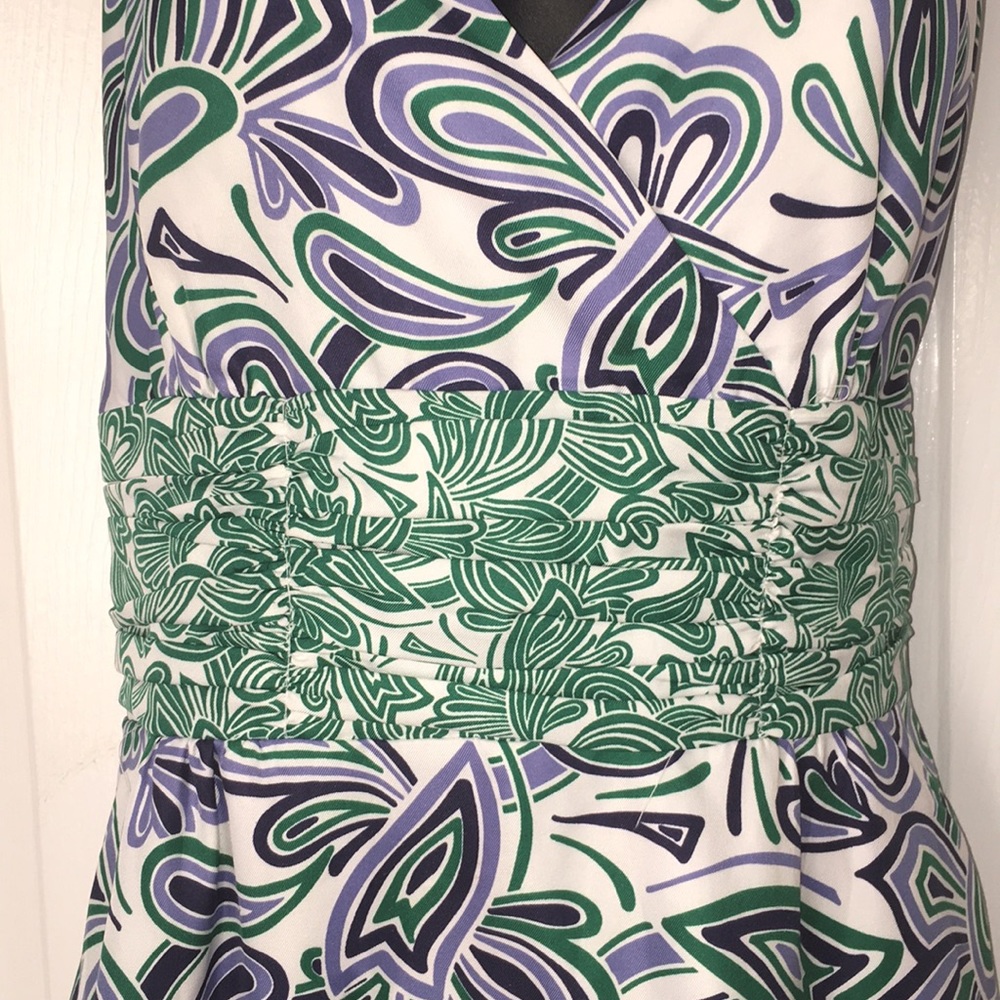 💫 CHADWICKS BOHO PAISLEY PRINT A-LINE DRESS 👗 - Picture 5 of 12